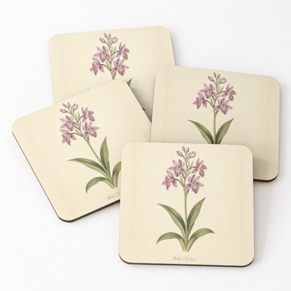 Item preview, Vintage Wild Orchid Botanical Flower Art Print designed and sold by NuvoraNest.