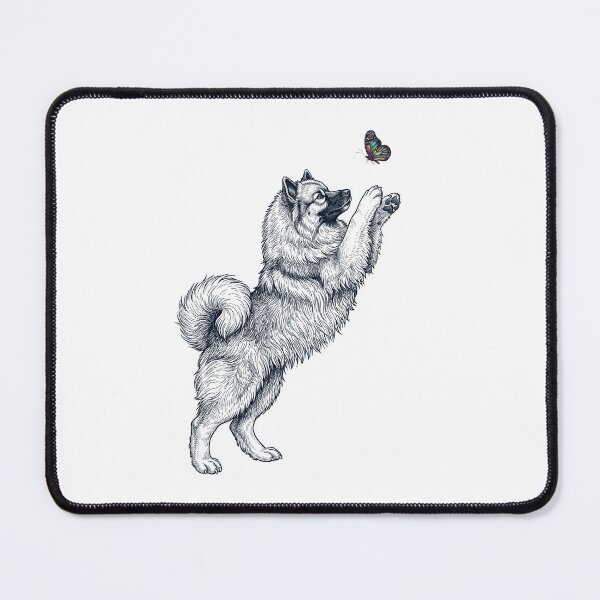 Item preview, Vintage Keeshond with Butterfly Dog Mom Owner designed and sold by TerryConnells.