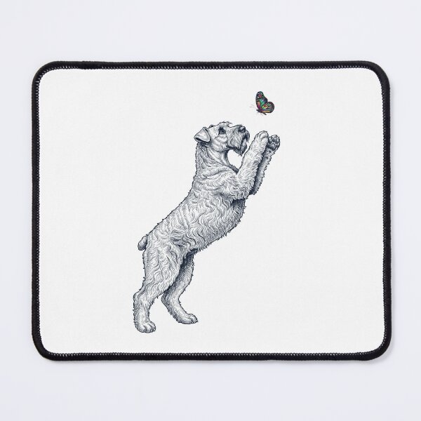 Item preview, Vintage Kerry Blue Terrier with Butterfly Dog Mom Owner designed and sold by TerryConnells.
