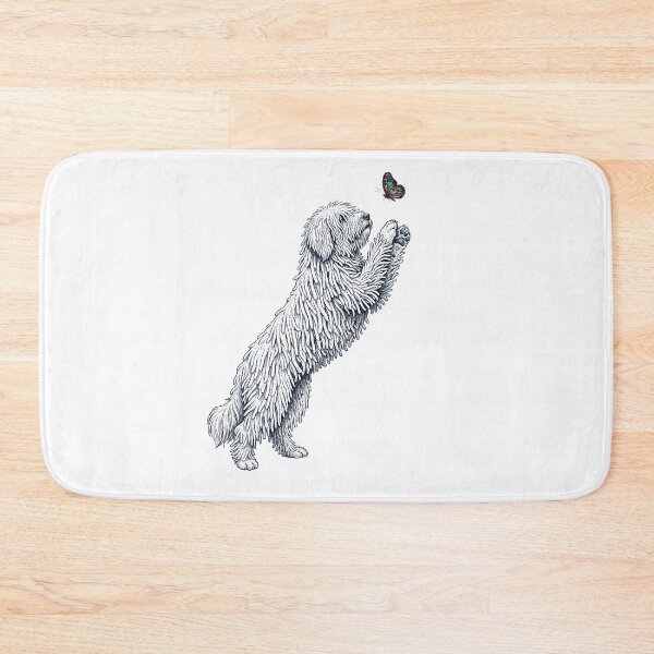 Item preview, Vintage Komondor with Butterfly Dog Mom Owner designed and sold by TerryConnells.