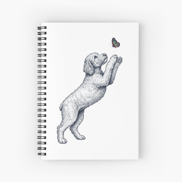 Item preview, Vintage Labradoodle with Butterfly Dog Mom Owner designed and sold by TerryConnells.