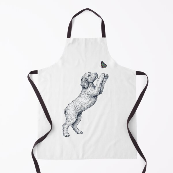 Item preview, Vintage Labradoodle with Butterfly Dog Mom Owner designed and sold by TerryConnells.