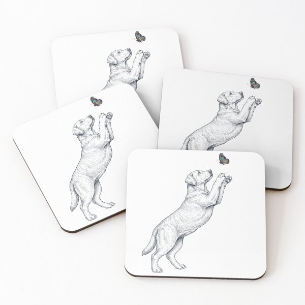 Item preview, Vintage Labrador Retriever with Butterfly Dog Mom Owner designed and sold by TerryConnells.
