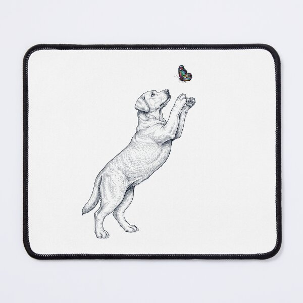 Item preview, Vintage Labrador Retriever with Butterfly Dog Mom Owner designed and sold by TerryConnells.
