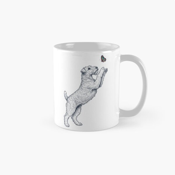 Item preview, Vintage Lakeland Terrier with Butterfly Dog Mom Owner designed and sold by TerryConnells.