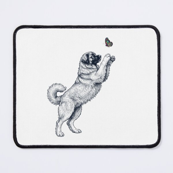 Item preview, Vintage Leonberger with Butterfly Dog Mom Owner designed and sold by TerryConnells.