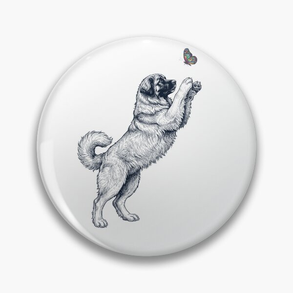 Item preview, Vintage Leonberger with Butterfly Dog Mom Owner designed and sold by TerryConnells.