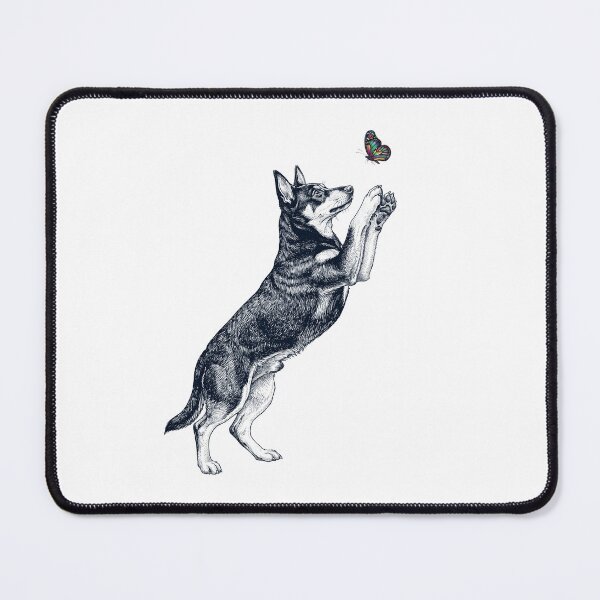 Item preview, Vintage Lancashire Heeler with Butterfly Dog Mom Owner designed and sold by TerryConnells.