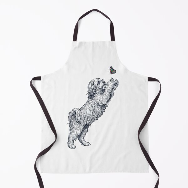 Item preview, Vintage Lhasa Apso with Butterfly Dog Mom Owner designed and sold by TerryConnells.