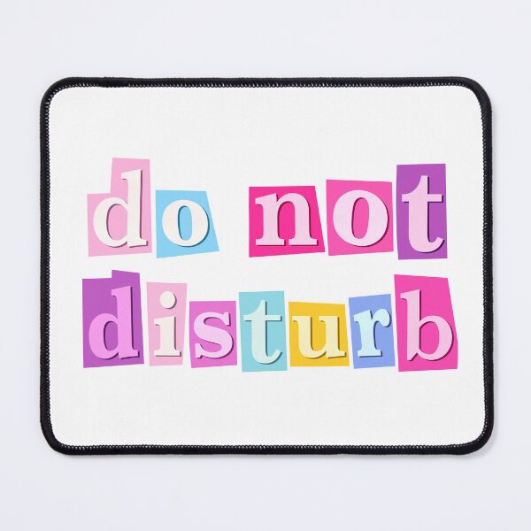Item preview, Do Not Disturb – Colorful Collage Sticker designed and sold by tviyluv.