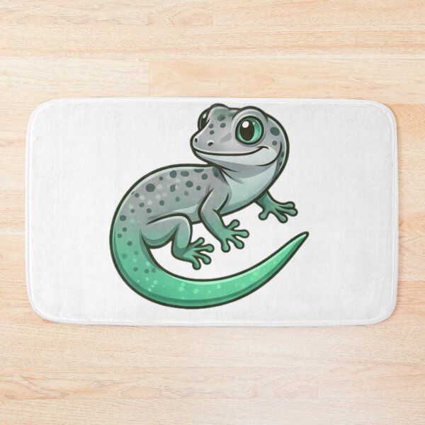 Item preview, Mint Green Gecko Cute Reptile Sticker designed and sold by HoneyBreezeCo.