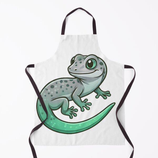 Item preview, Mint Green Gecko Cute Reptile Sticker designed and sold by HoneyBreezeCo.
