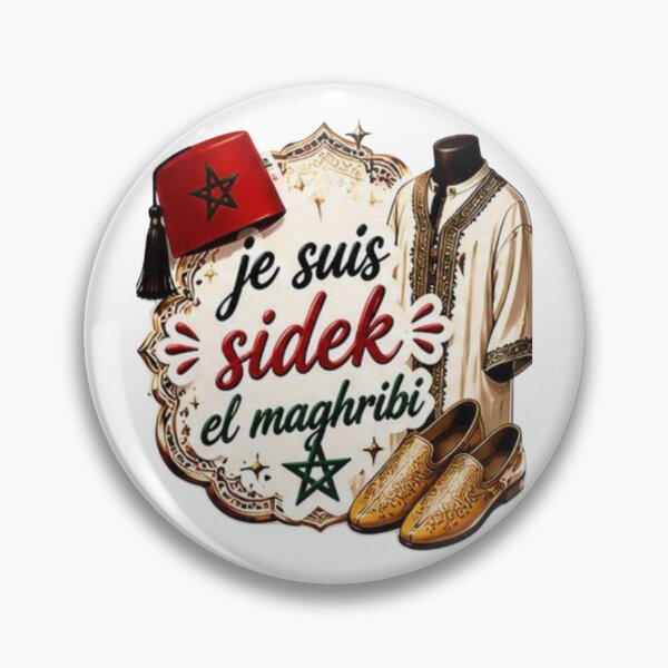 Item preview, Je Suis Sidek El Maghribi - Moroccan Elegance & Pride designed and sold by     MoodLabDesigns.