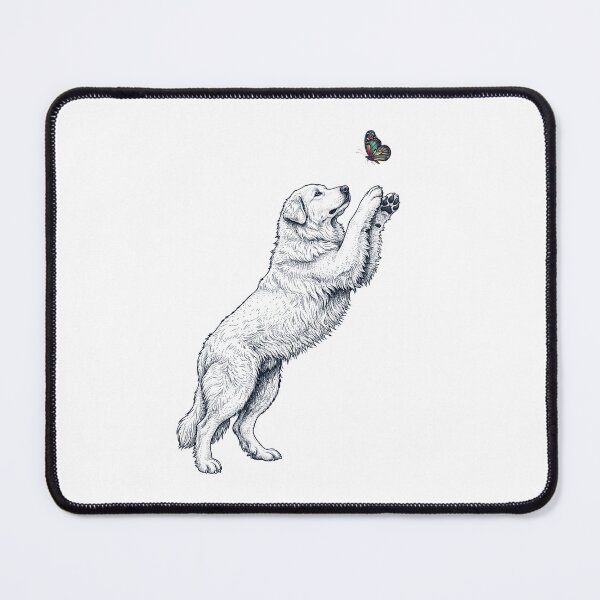 Item preview, Vintage Maremma Sheepdog with Butterfly Dog Mom Owner designed and sold by TerryConnells.