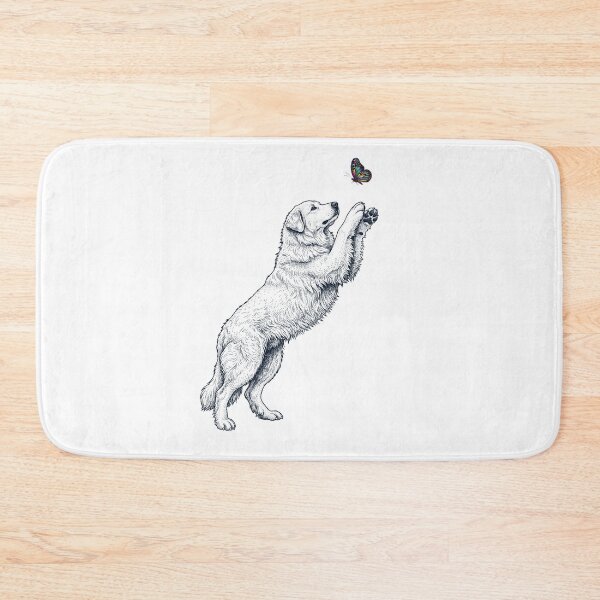 Item preview, Vintage Maremma Sheepdog with Butterfly Dog Mom Owner designed and sold by TerryConnells.