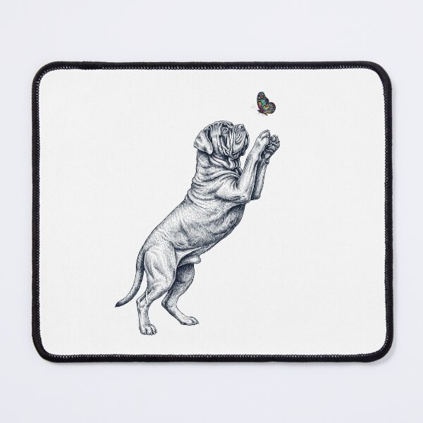 Item preview, Vintage Neapolitan Mastiff with Butterfly Dog Mom Owner designed and sold by TerryConnells.
