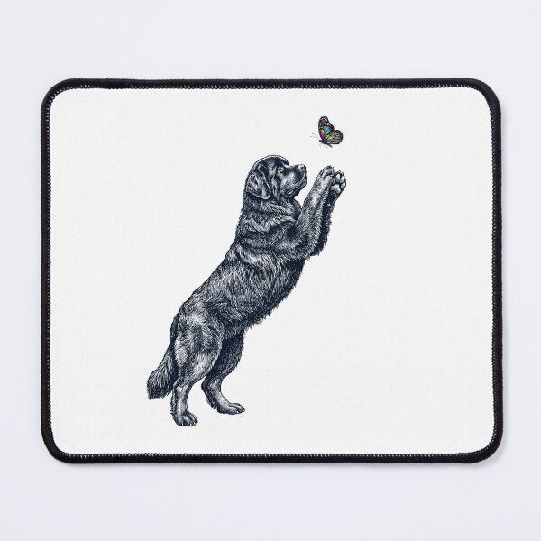 Item preview, Vintage Newfoundland with Butterfly Dog Mom Owner designed and sold by TerryConnells.