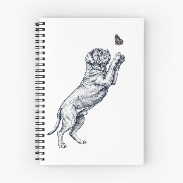 Item preview, Vintage Neapolitan Mastiff with Butterfly Dog Mom Owner designed and sold by TerryConnells.