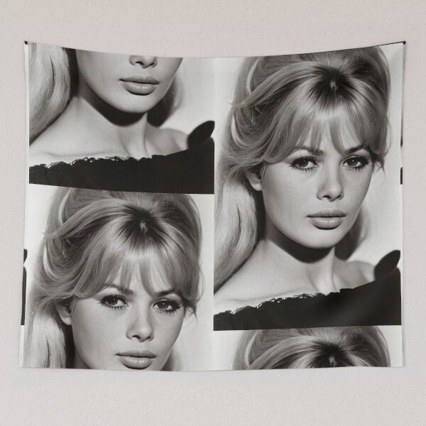 Item preview, Character - Portrait Black and White Background Black Elegant designed and sold by Beat-It.