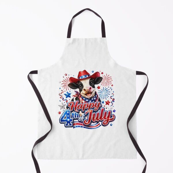 Item preview, 4th of July with a smiling cow designed and sold by manytshirts.