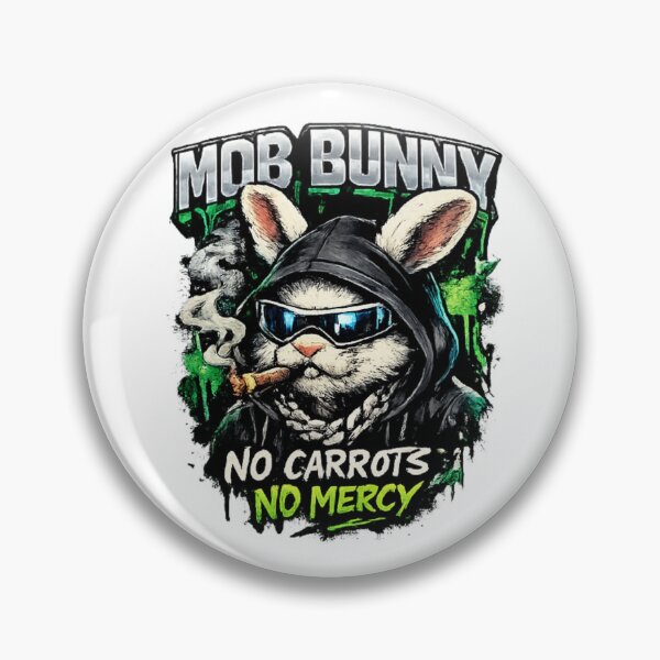Item preview, Mob Bunny Streetwear Rabbit Graphic T-Shirt designed and sold by Cavalier-org.