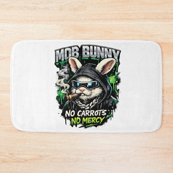 Item preview, Mob Bunny Streetwear Rabbit Graphic T-Shirt designed and sold by Cavalier-org.