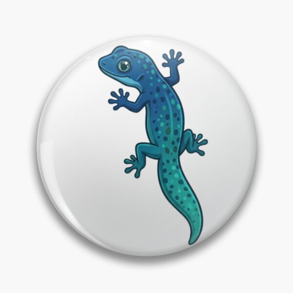 Item preview, Blue Tree Gecko Cartoon Reptile Sticker designed and sold by HoneyBreezeCo.