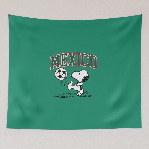 Item preview, Mexico Soccer Snoopy  designed and sold by Qellus-Style.