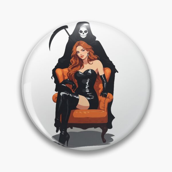 Item preview, The Queen and the Reaper   designed and sold by halibutgoatramb.