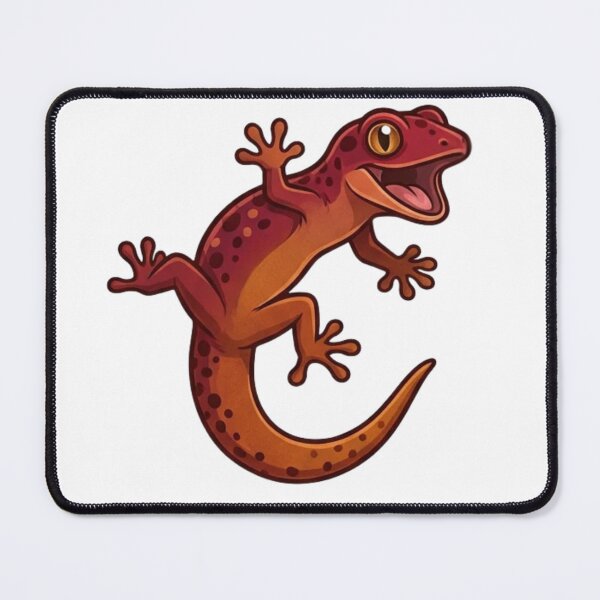 Item preview, Red Spotted Gecko Fun Reptile Sticker designed and sold by HoneyBreezeCo.