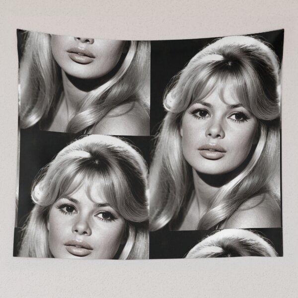 Item preview, Character - Portrait Black and White Bouffant Bangs Elegant designed and sold by Beat-It.