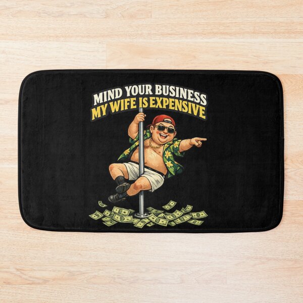 Item preview, Mind Your Business, My Wife Is Expensive Funny Marriage Humor Retro designed and sold by super-think.