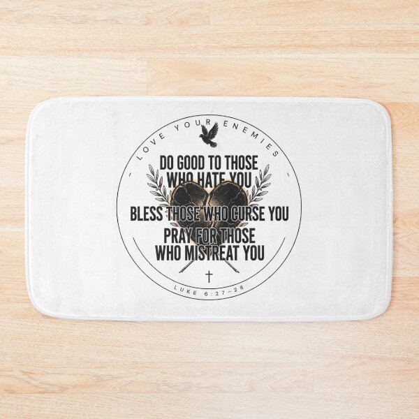 Item preview, Love Your Enemies – Luke 6:27-28 Christian Bible Verse | Forgiveness & Faith Design designed and sold by Zanigold.