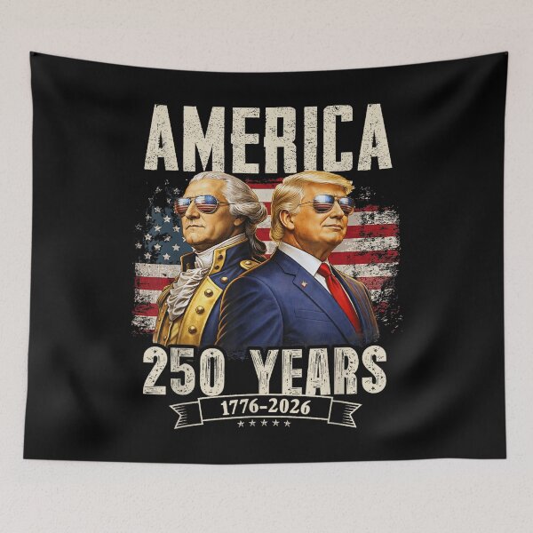 Item preview, Funny America 250 Years 1776–2026 Trump Washington designed and sold by Serdinas.