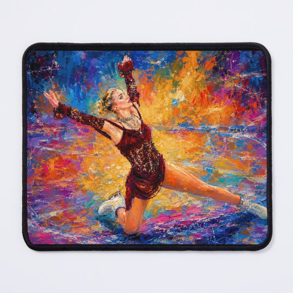 Item preview, Elegant figure skating painting - Amber Glenn  designed and sold by origin-arthouse.