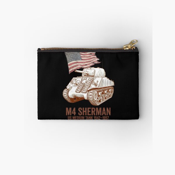 Item preview, Retro M4 Sherman Tank WWII American Flag designed and sold by flamini.