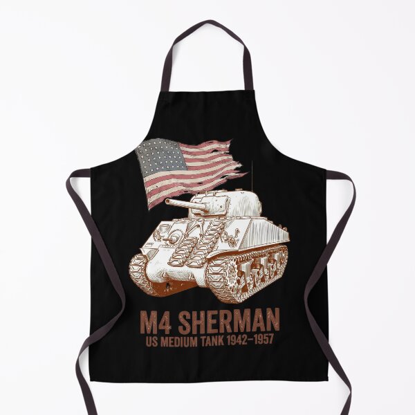 Item preview, Retro M4 Sherman Tank WWII American Flag designed and sold by flamini.