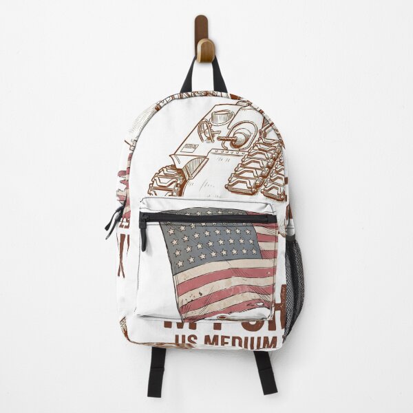 Item preview, Retro M4 Sherman Tank WWII American Flag designed and sold by flamini.