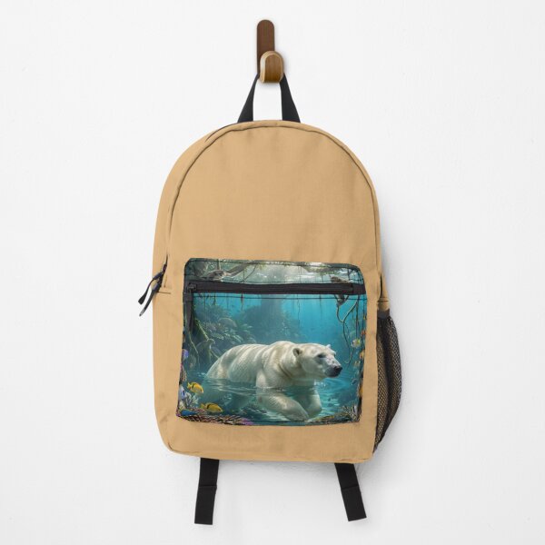 Item preview, Arctic Bear Meets Jungle Life in a United World of Coral, Forest and Ocean Harmony designed and sold by FotoworldEdel.