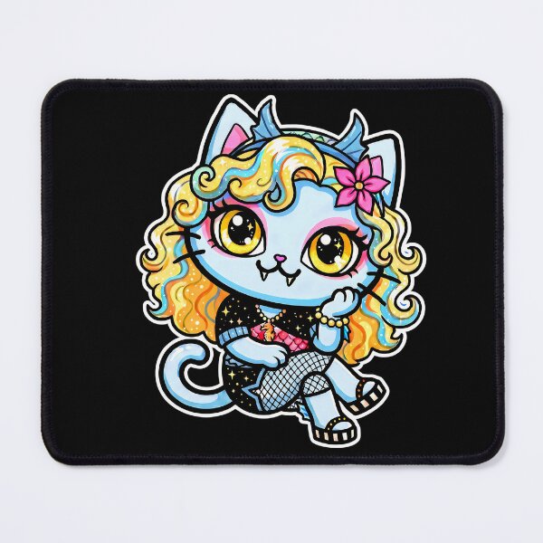Item preview, Monster high Kawaii Cat Cosplay Parody – Lagoona Blue designed and sold by CuteKats.