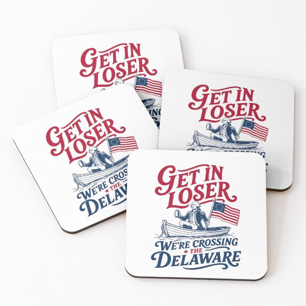 Item preview, Get In Loser We're Crossing The Delaware Funny 4th of July,  designed and sold by aridawstrusbbyg.