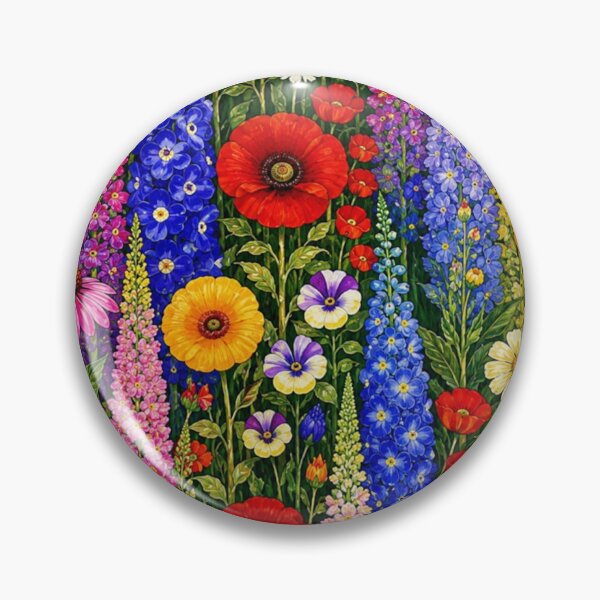 Item preview, Botanical Folk Art – Nature-Inspired Floral Heritage Design designed and sold by Art-Lab1.