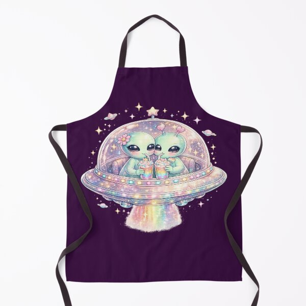 Item preview, Cute Alien Pride UFO Rainbow Kawaii Aesthetic LGBTQ Space Art – Pride Gift Idea designed and sold by ArtByTripti.