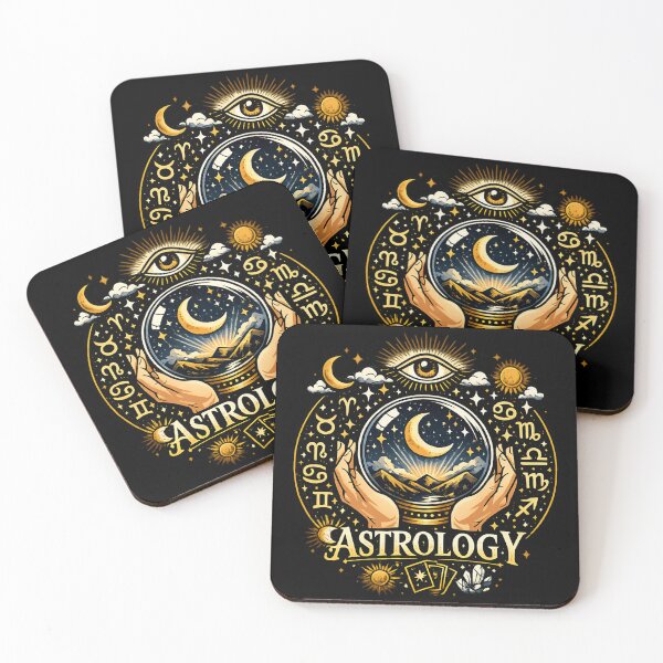 Item preview, Mystical Astrology - Crystal Ball Celestial Zodiac designed and sold by SidTastic .