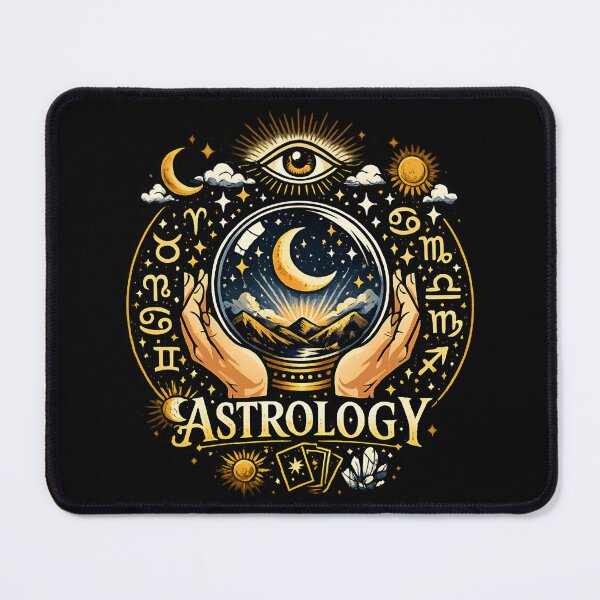 Item preview, Mystical Astrology - Crystal Ball Celestial Zodiac designed and sold by SidTastic .
