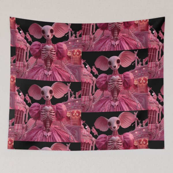 Item preview, Pastel Pink Skeleton Queen at the Dark Carnival designed and sold by LujziWorld.