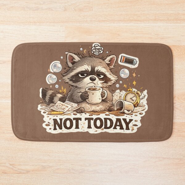 Item preview, Not Today Raccoon designed and sold by 0606PM.