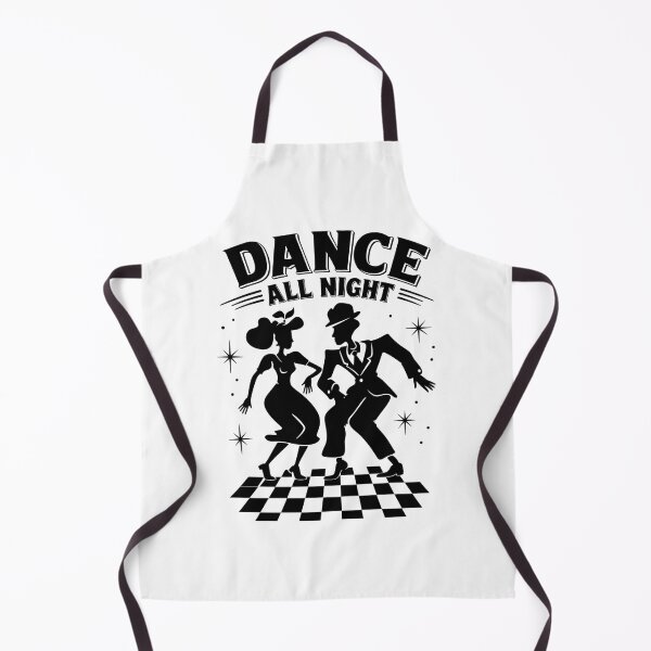 Item preview, Retro Dance All Night Graphic Statement designed and sold by Unleashing Style .