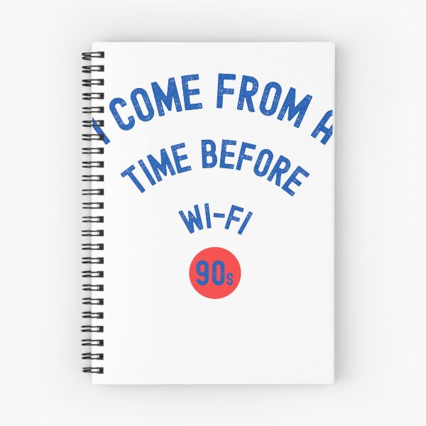 Item preview, I Come From a Time Before Wi-Fi Funny Retro 90s designed and sold by lazulishop.
