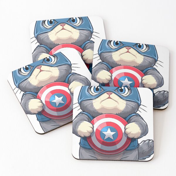 Item preview, Captain Whiskers Blue Cat designed and sold by pumsquare.